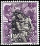 Spain 1962 Rosary 3 Ptas Multicolor Edifil 1470. España 1470. Uploaded by susofe